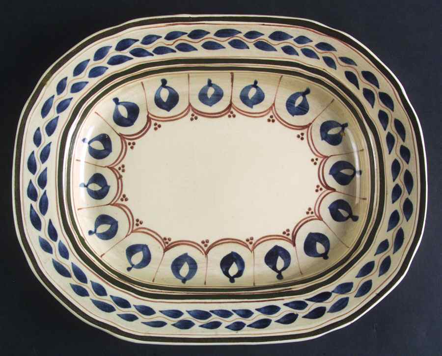 ADA138 11" Oval Serving Platter by Adams China-1