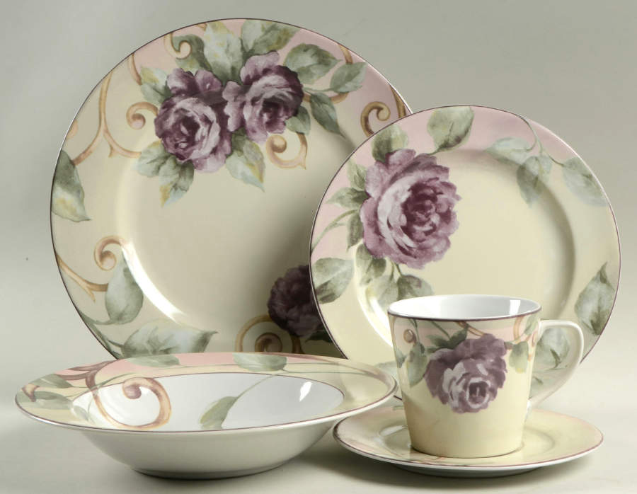 Shiraz 5 Piece Place Setting by 222 Fifth (PTS)-1