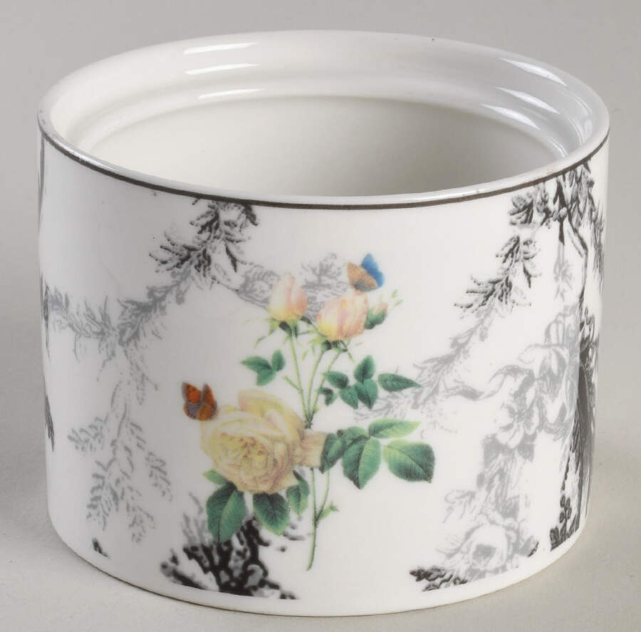 Rose Toile Sugar Bowl No Lid by American Atelier-1
