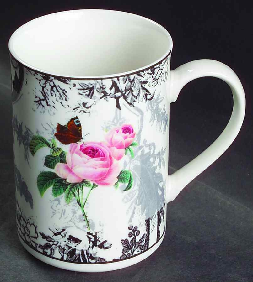 Rose Toile Mug by American Atelier-1