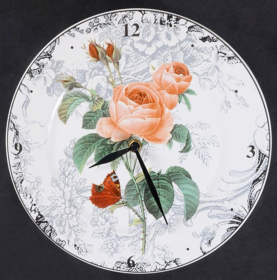 Rose Toile Clock Plate by American Atelier-1