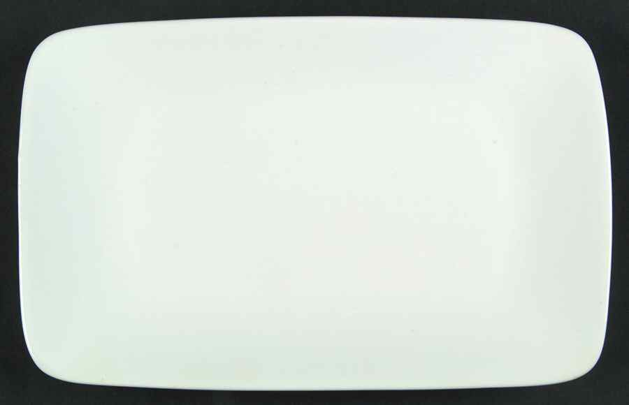Harmony White 9" Rectangular Serving Platter by Artland-1