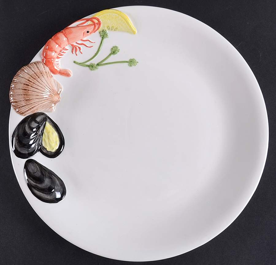 Seafood Harvest Large Dinner Plate by Artland-1