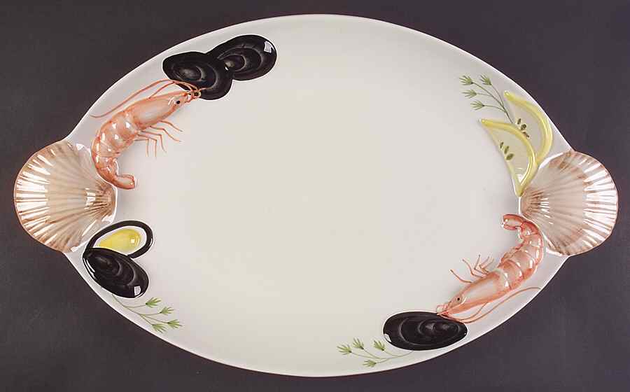Seafood Harvest 23" Oval Serving Platter by Artland-1