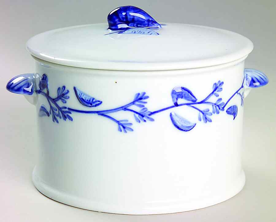 Seafood Ocean Blue Chowder Bowl & Lid by Artland-1