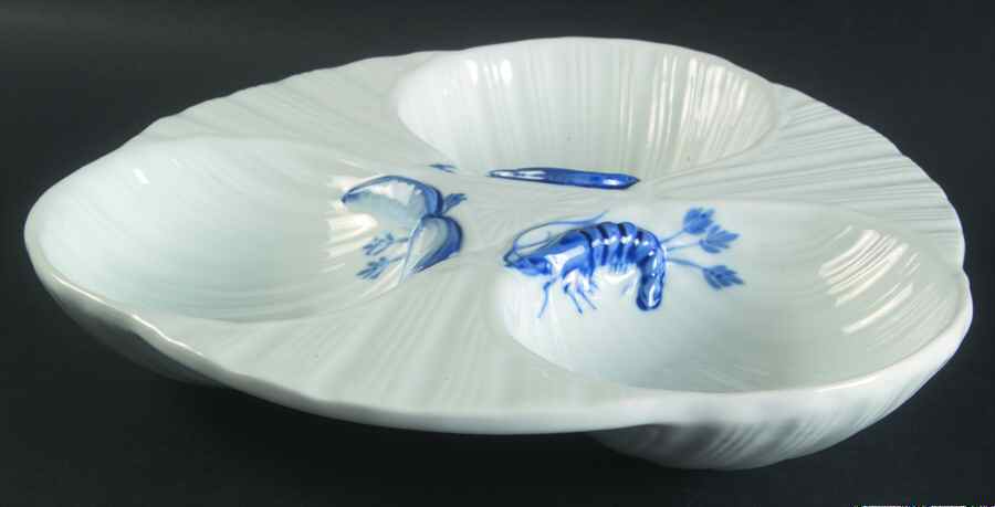 Seafood Ocean Blue 3-Part Relish by Artland-1