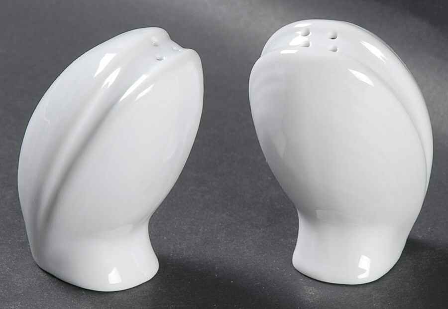 Seafood Whiteware Salt & Pepper Set by Artland-1
