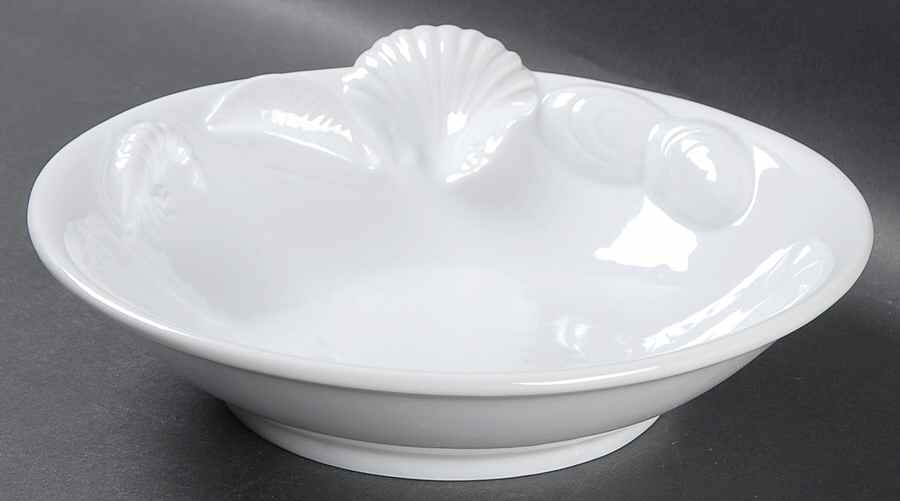 Seafood Whiteware Large Coupe Soup Bowl by Artland-1
