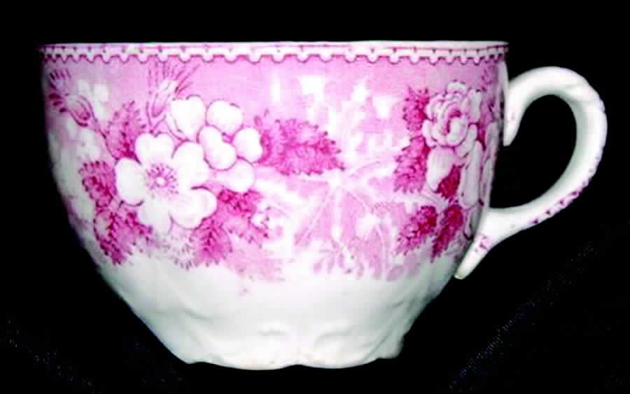 Wild Rose Pink Flat Cup by Adams China-1