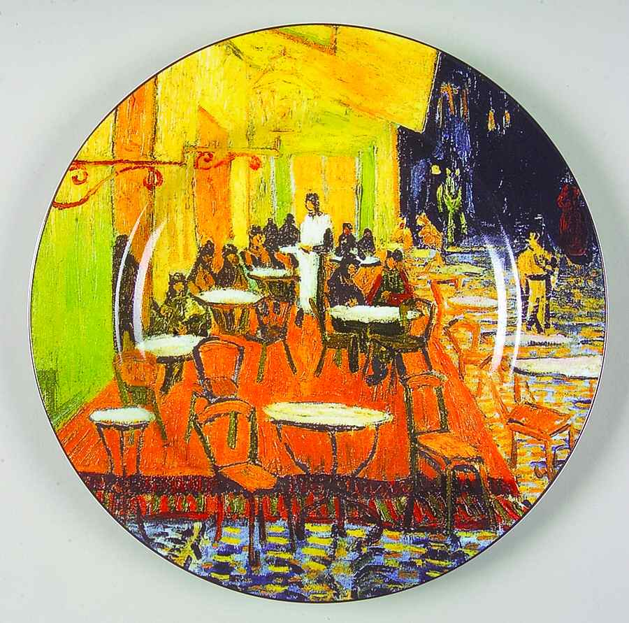 Van Gogh Salad Plate by American Atelier-1