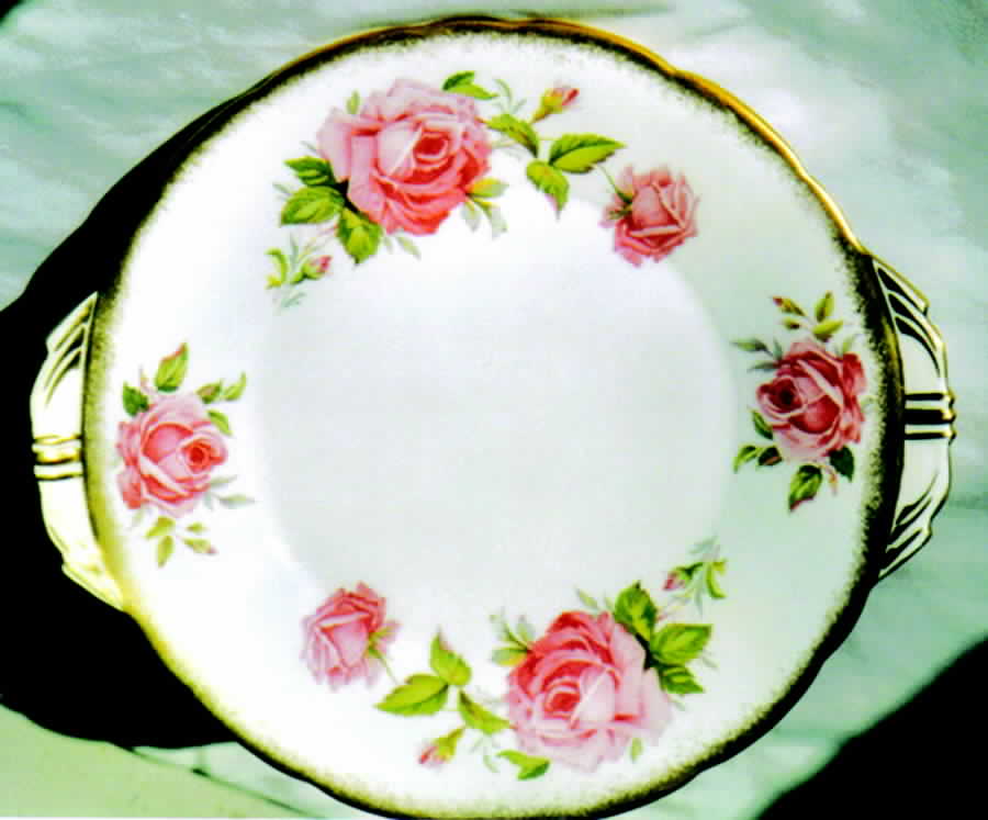 C903 Handled Cake Plate by John  Aynsley & Sons-1