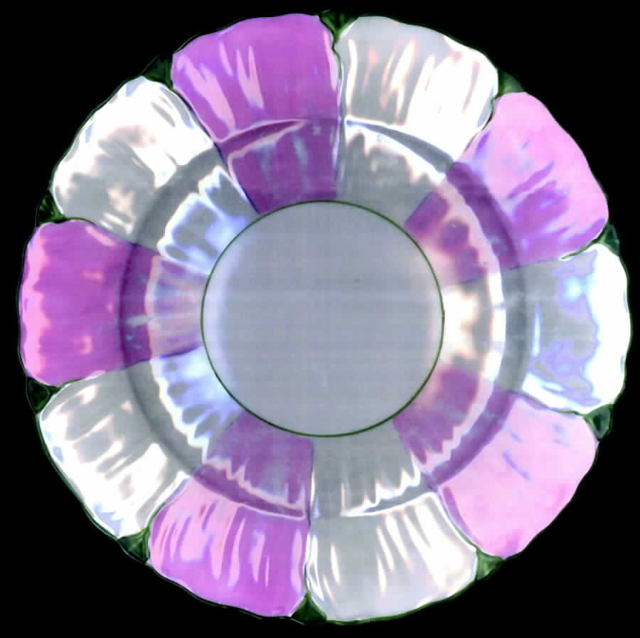ALZ3 Luncheon Plate by A Laufer (Czech)-1