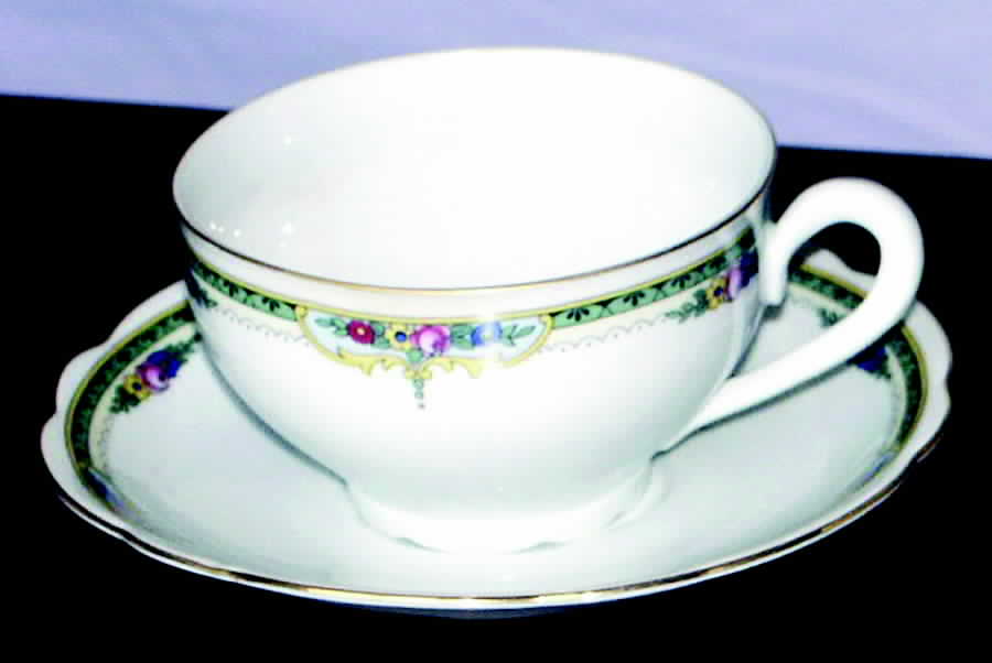 ALT410 Footed Cup & Saucer Set by Altrohlau-1