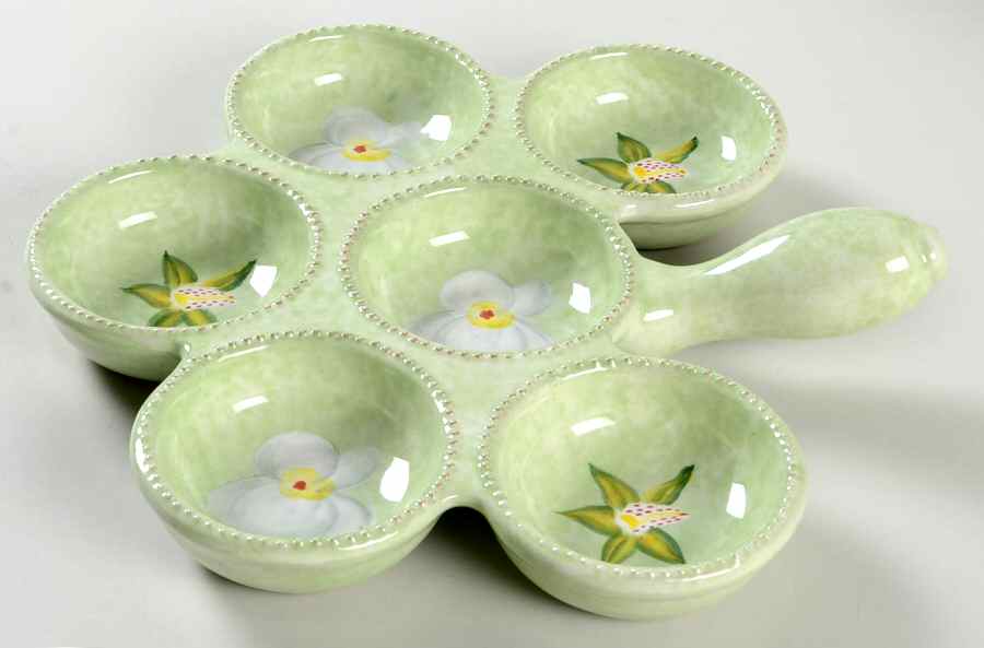 Orchid Splendor 6 Section Hors d'Oeuvre Dish by Ambiance-1
