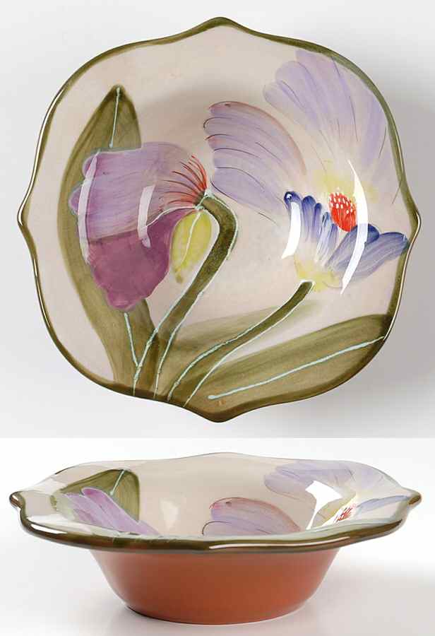 Purple Renoir Coupe Cereal Bowl by Ambiance-1