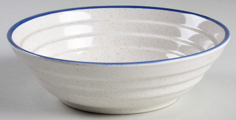 Symmetry Blue Coupe Cereal Bowl by Arita-1