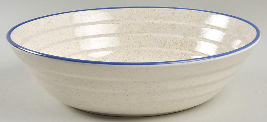 Symmetry Blue 9" Round Vegetable Bowl by Arita-1