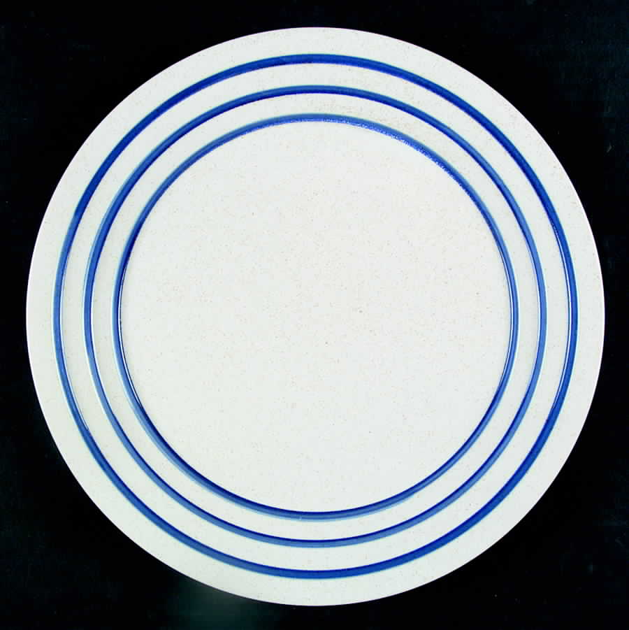 Symmetry Blue Dinner Plate by Arita-1