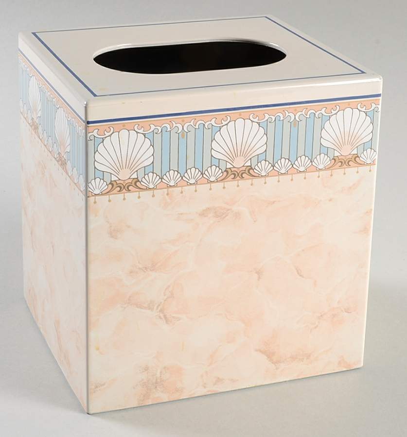 St. Tropez Square Tissue Box Cover by Andre Richard -1