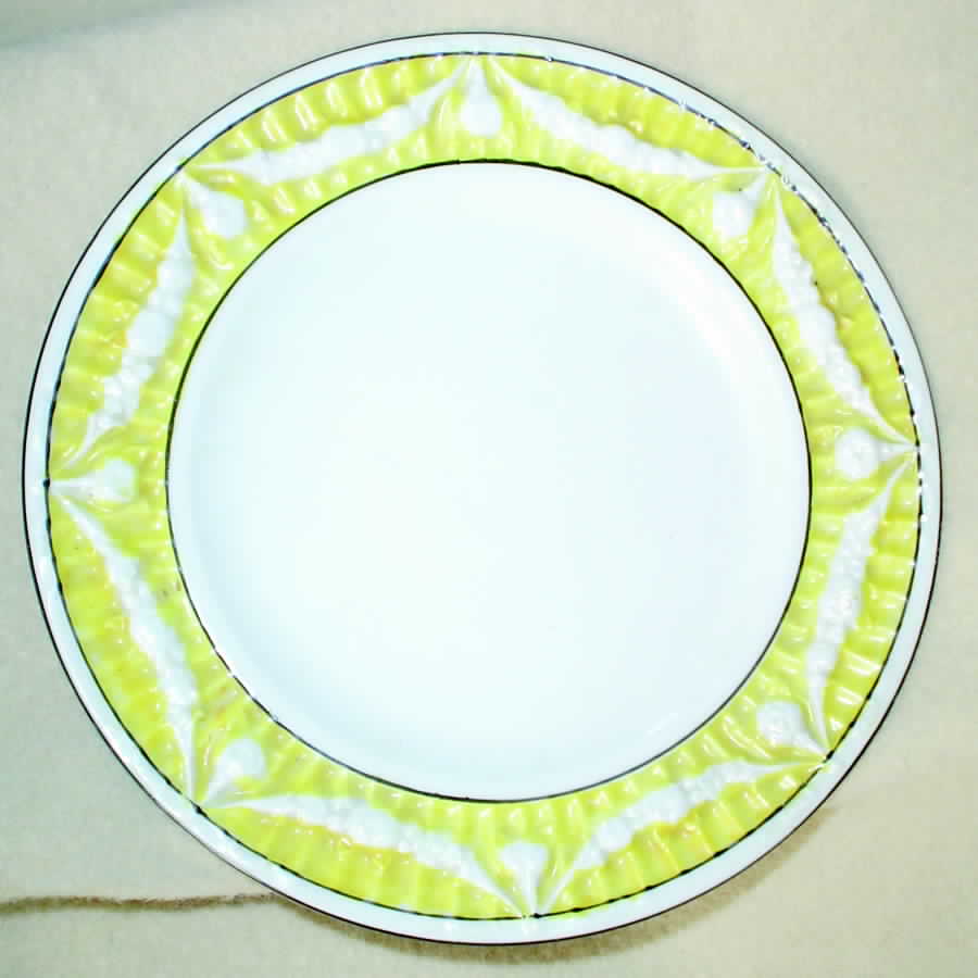 ALZ4 Dessert/Pie Plate by A Laufer (Czech)-1