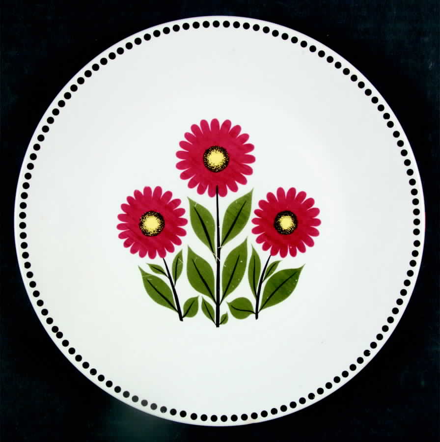 Irish Spring Red Dinner Plate by Arklow-1