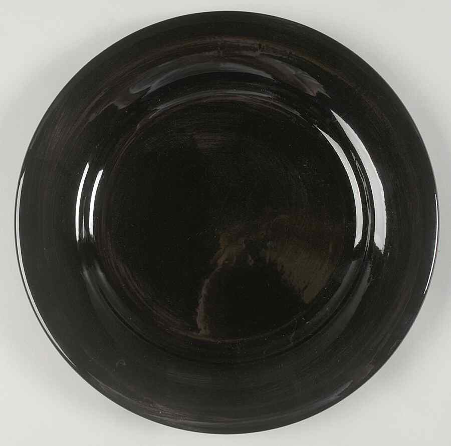 Ciao Black Dinner Plate by Artimino-1