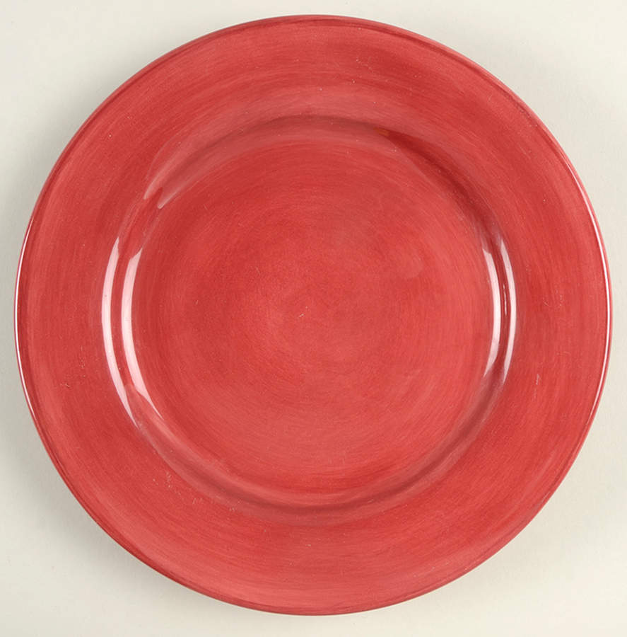 Ciao Burgundy Salad Plate by Artimino-1