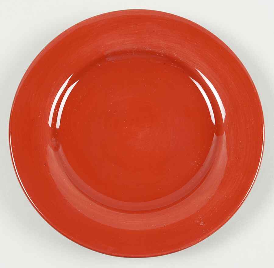 Ciao Red Salad Plate by Artimino-1