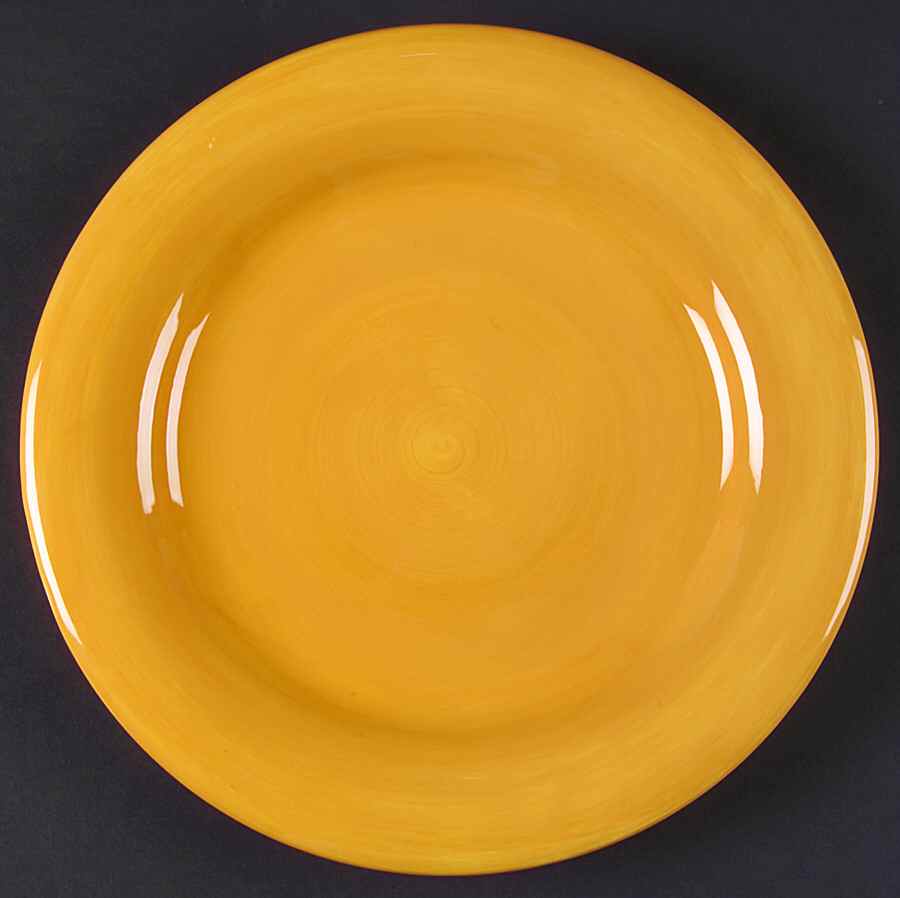 Ciao Yellow Dinner Plate by Artimino-1