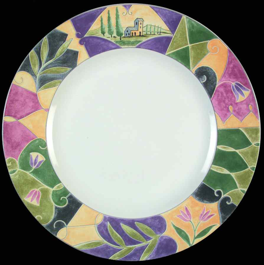 Verona Dinner Plate by 222 Fifth (PTS)-1