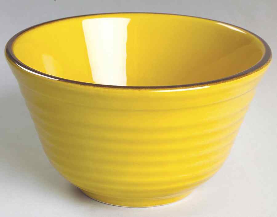 Villa Cortona Mustard Coupe Soup Bowl by Artimino-1