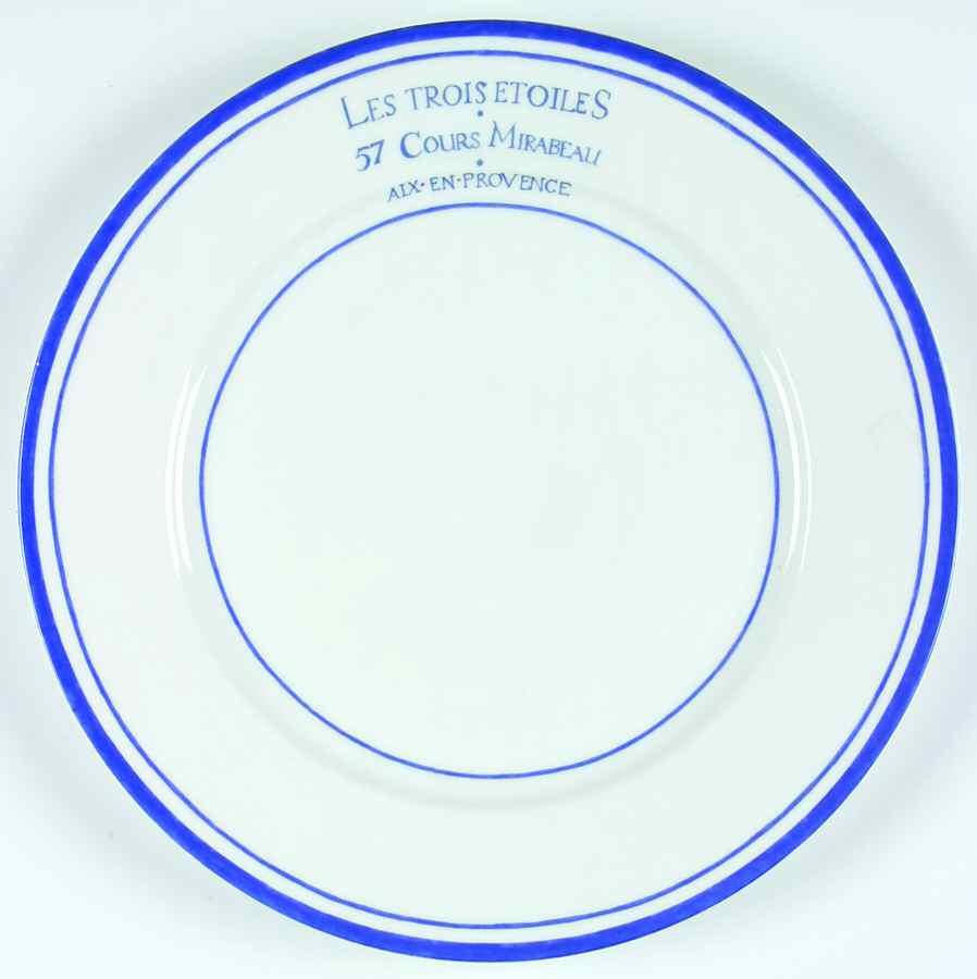 French Bistro Dinner Plate by American Atelier-1
