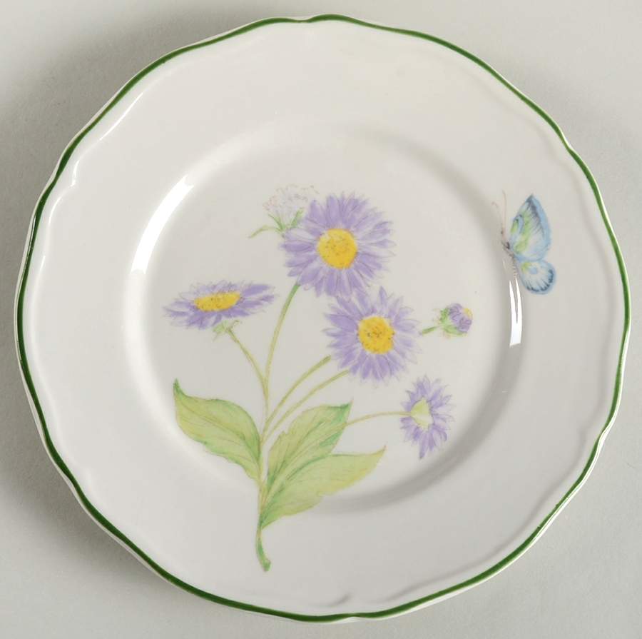 Lara's Garden (Scalloped) Salad Plate by American Atelier-1