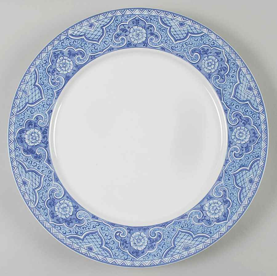 Asian Blue 12" Chop Plate (Round Platter) by American Atelier-1