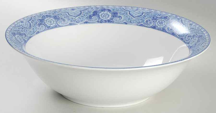 Asian Blue 9" Round Vegetable Bowl by American Atelier-1