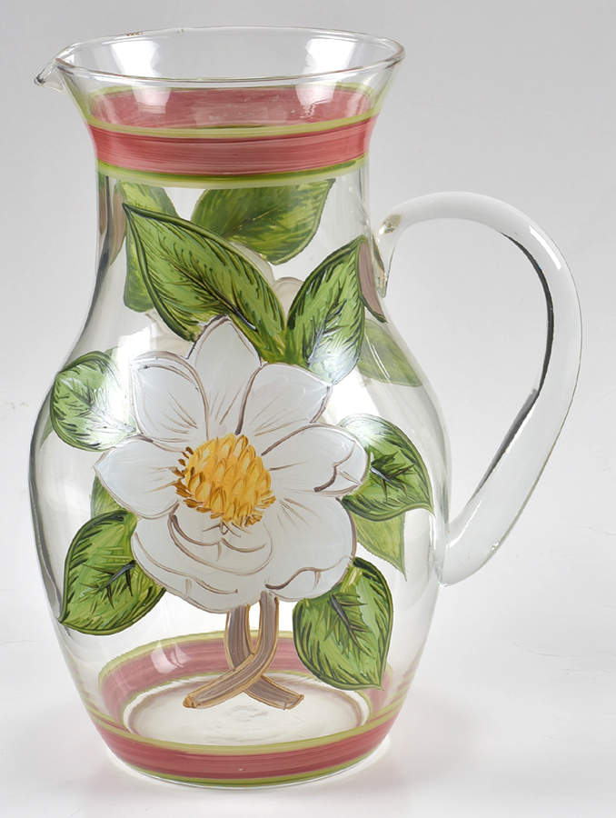 Magnolia Breeze Glassware Pitcher by American Atelier-1