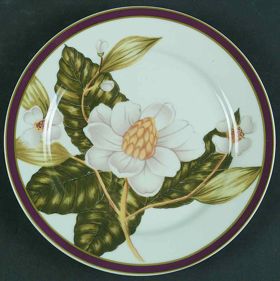 Magnolia Breeze Salad Plate by American Atelier-1