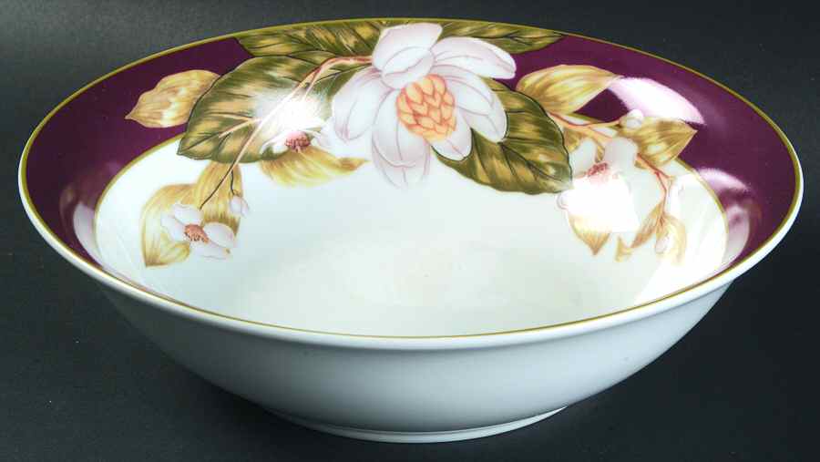 Magnolia Breeze 9" Round Vegetable Bowl by American Atelier-1