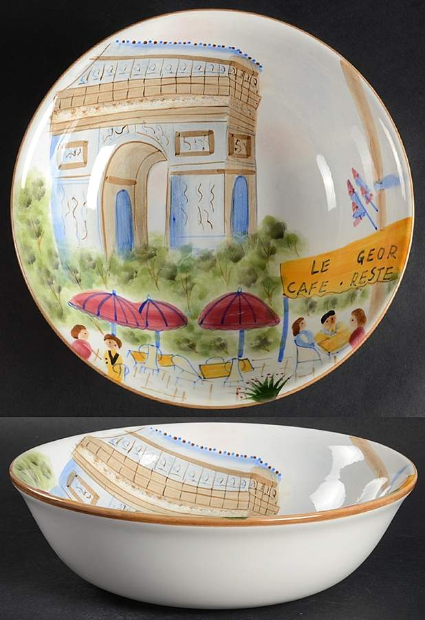 Parisian 9" Round Vegetable Bowl by American Atelier-1