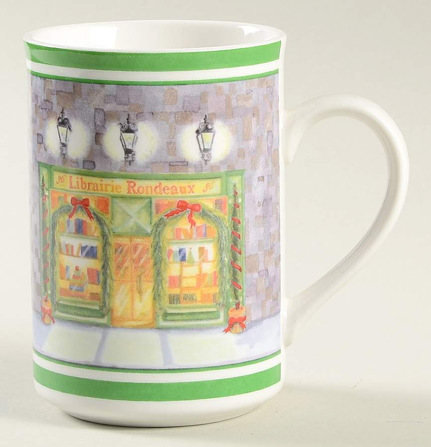 Christmas Bistro Latte Mug by American Atelier-1