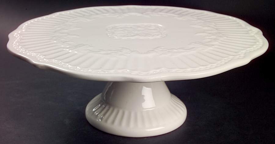 Baroque 12" Diameter Pedestal Cake Stand by American Atelier-1