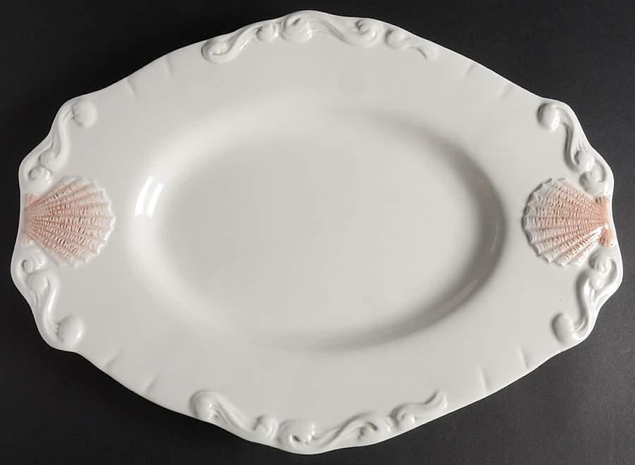 By the Sea 16" Oval Serving Platter by American Atelier-1