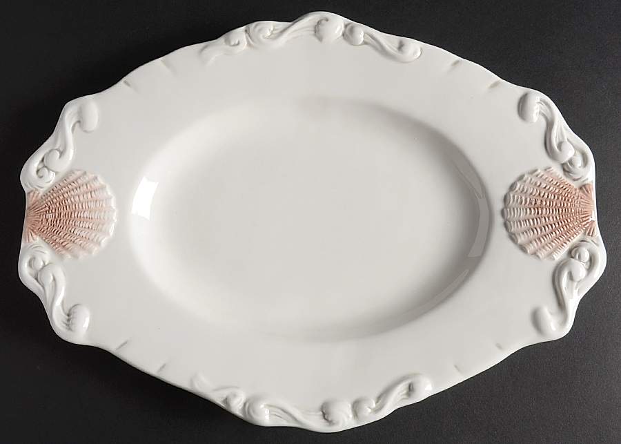 By the Sea 13" Oval Serving Platter by American Atelier-1