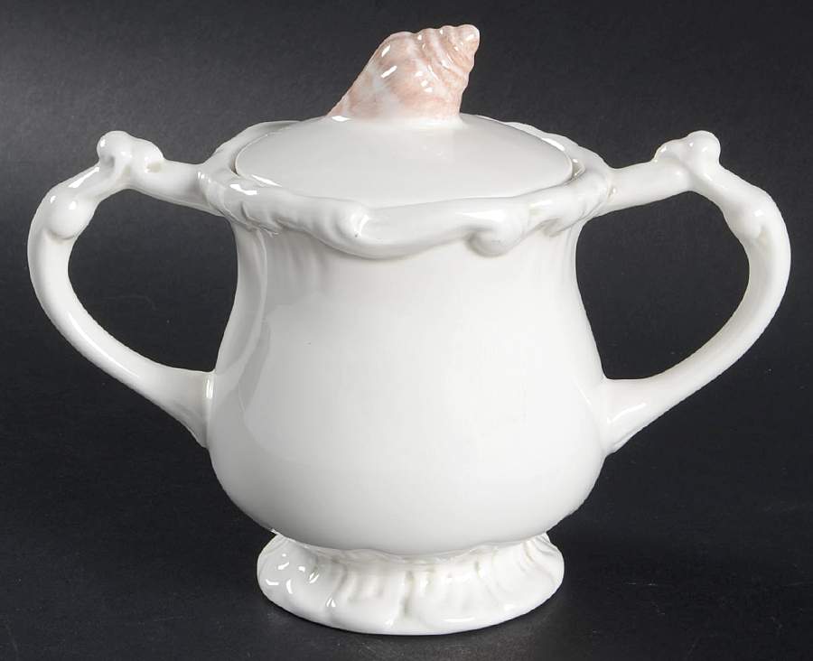 By the Sea Sugar Bowl & Lid by American Atelier-1