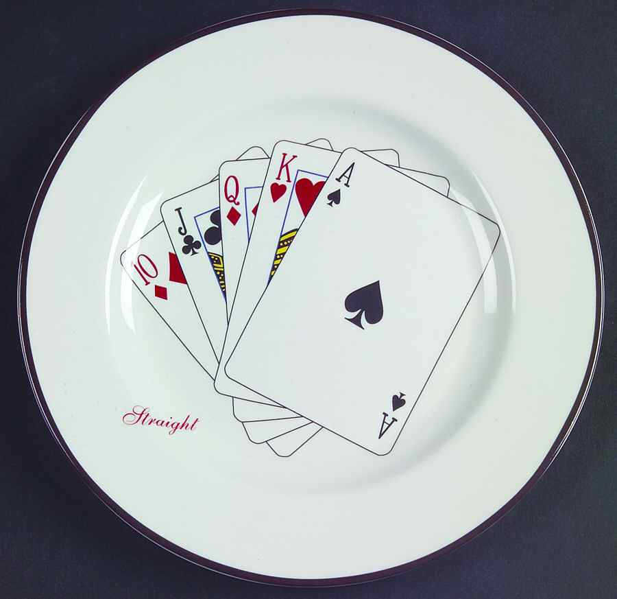 Casino Royale Salad Plate by American Atelier-1