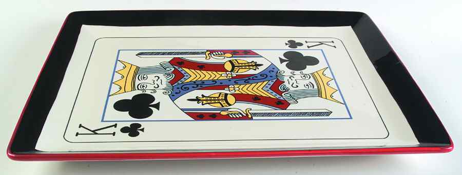 Casino Royale 17" Rectangular Serving Platter by American Atelier-1
