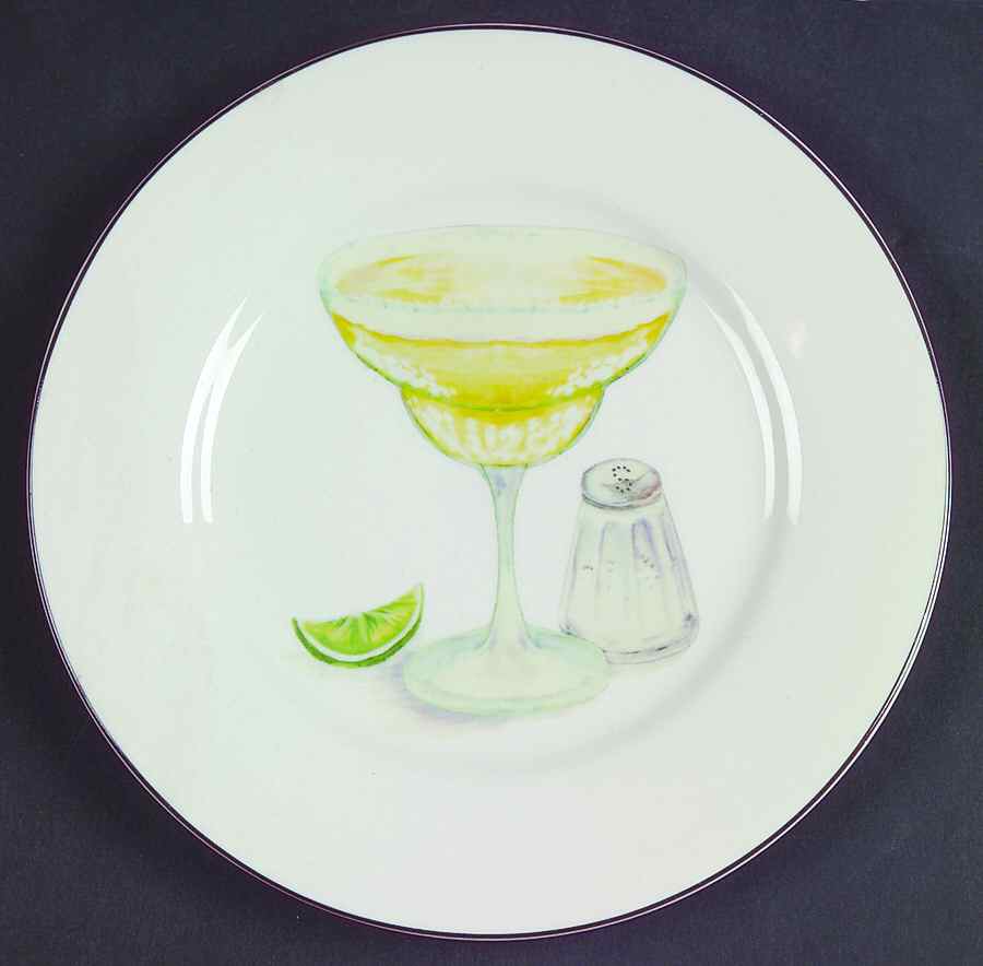 Cocktails Canape Plate by American Atelier-1