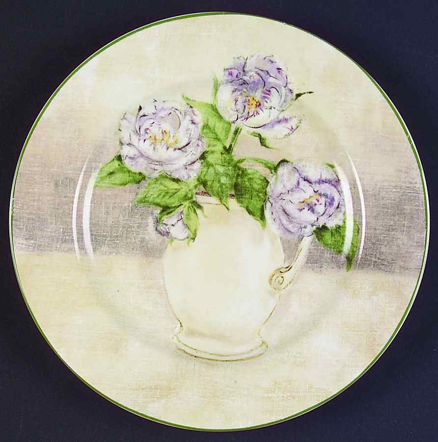 Floral Bouquet Salad Plate by American Atelier-1