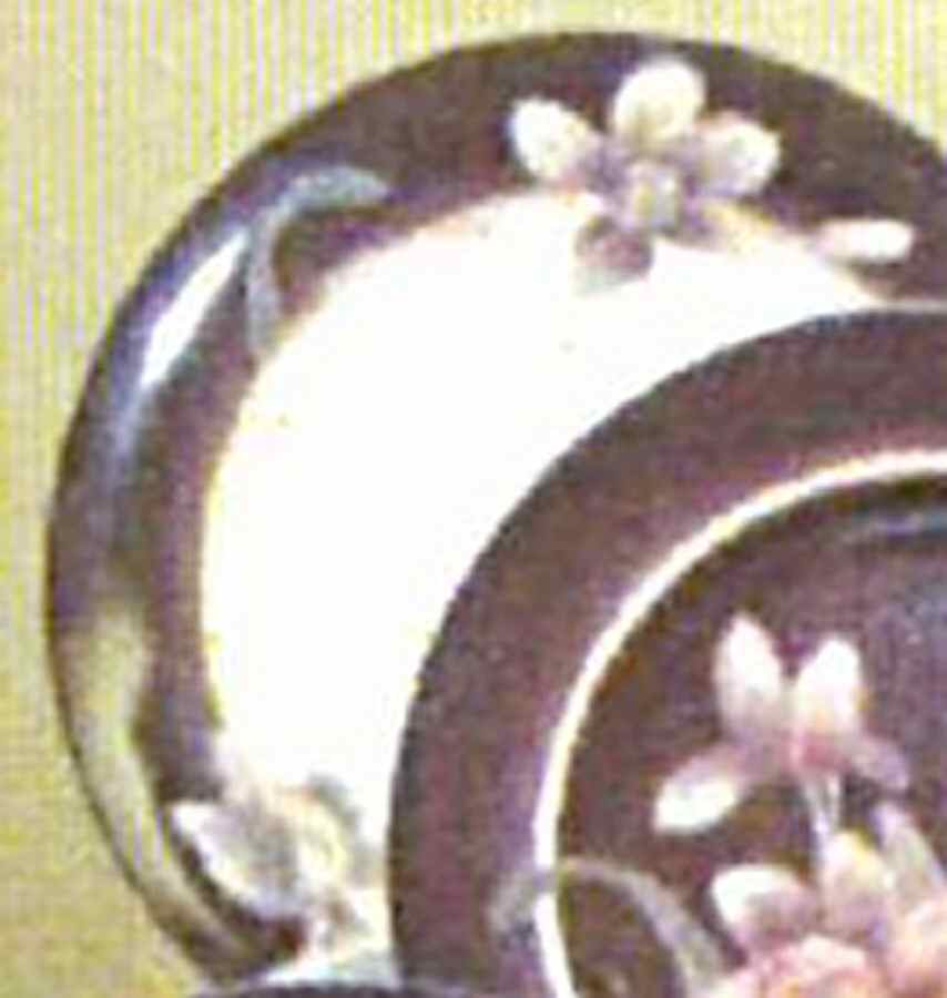 Floral Ecstacy Rim Soup Bowl by American Atelier-1