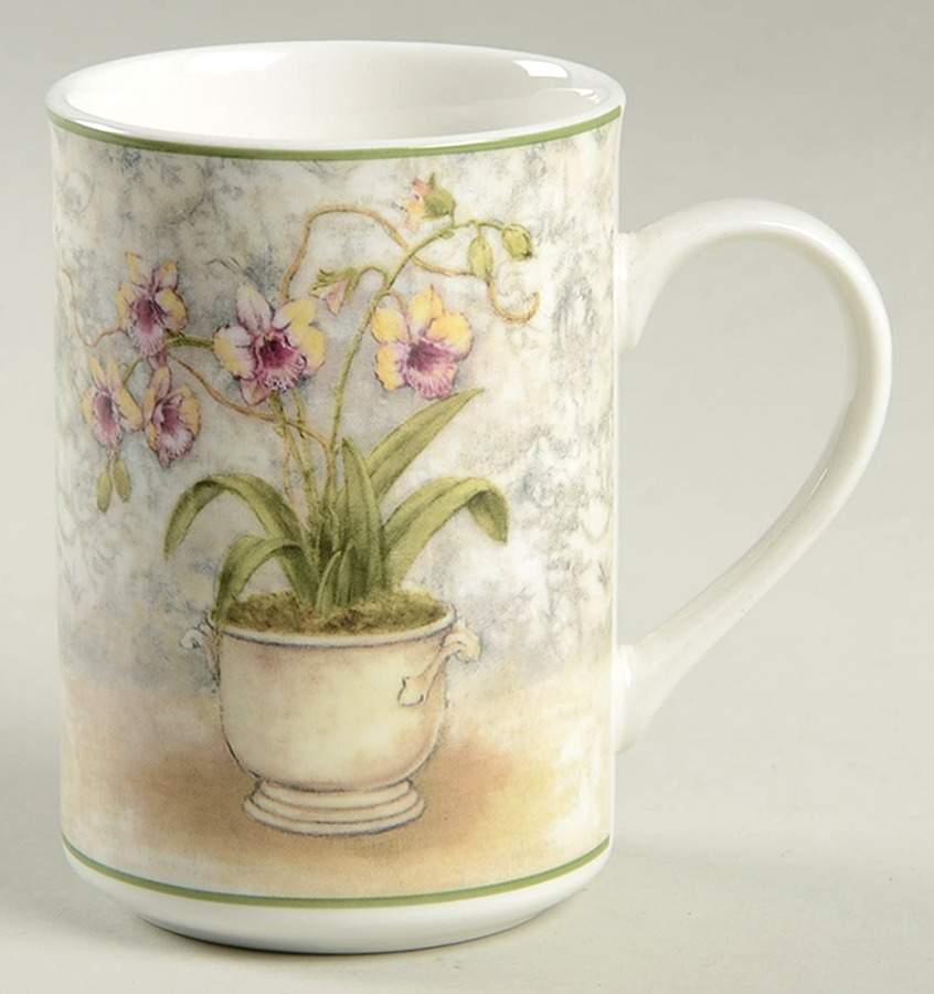 Floral Jardin (Round, Smooth) Mug by American Atelier-1